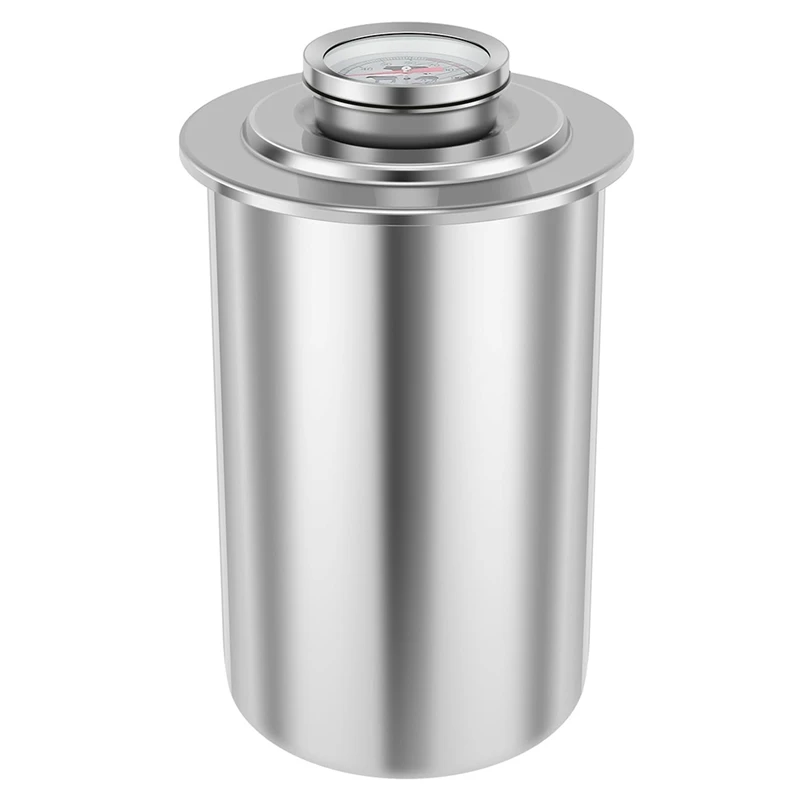 

Пресс для мяса из нержавеющей стали, пресс для мяса большой емкости с термометром, пресс-форма круглой формы для мяса, простой в использовании