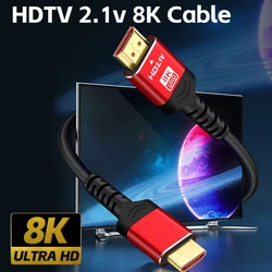 Ultra High-Speed 8K HDTV Cable with Dolby Vision and eARC, 48Gbps - 2m (8k 2.1 HD Cable)