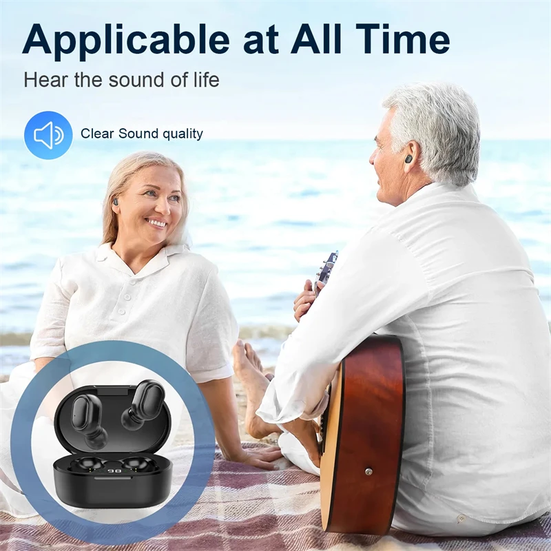 Hearing Aid Rechargeable Intelligent Bluetooth Sound Amplifier Low Noise Device For Deafness Audifonos hearing aid