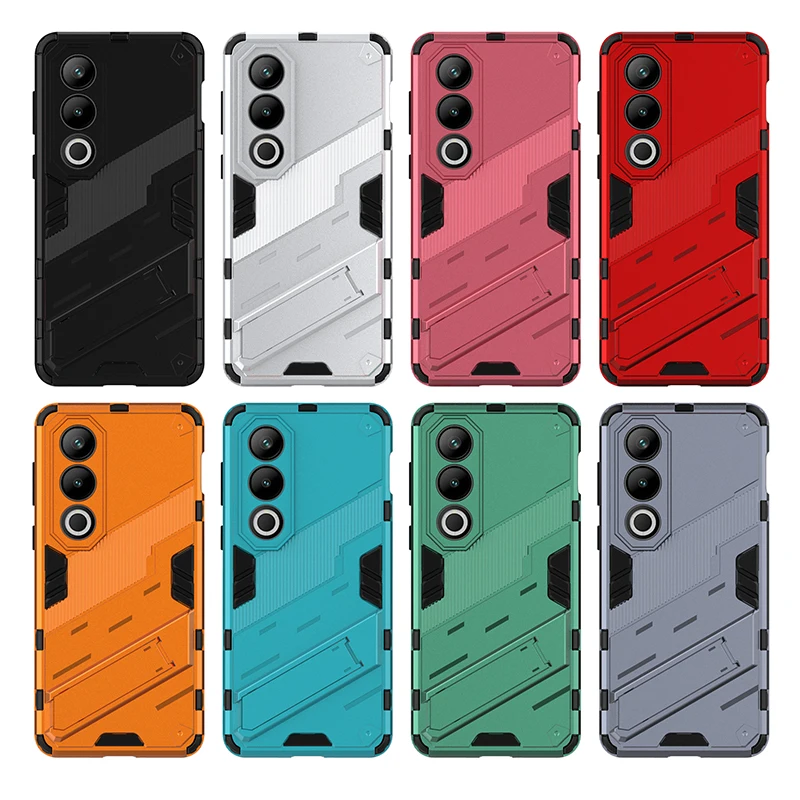 Shockproof Armor Case with Kickstand and Anti-Fall Protection