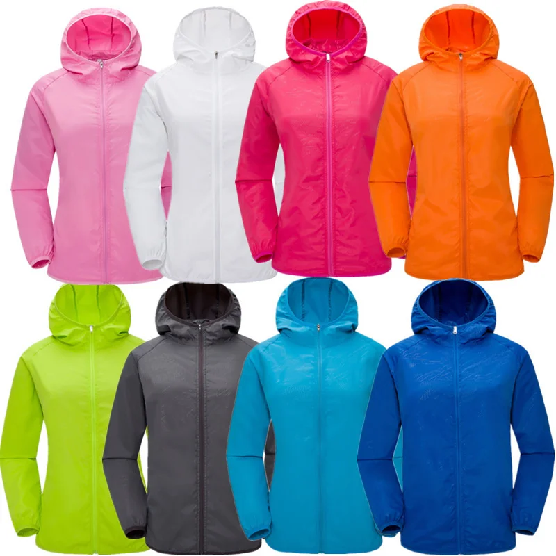 Waterproof Jacket Waterproof Coats Camping Rain Coat Men Women Windbreaker Waterproof Jacket Sun Protect Clothing Fishing Rain Wind Breaker Jacket Men