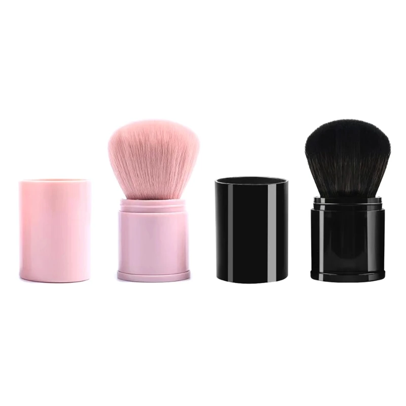 Pennello Da Viaggio Retrattile Kabuki-Makeup Brush Per Fondotinta Blush Bronzer
