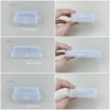 Dresser desktop organisation square storage box small items flip lid plastic storage box 4