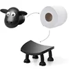 Cute Black Sheep Bathroom Roll Paper Rack High Quality Paper Towel Storage Cartoon Sheep Paper Rack Family Decorative Ornaments 2
