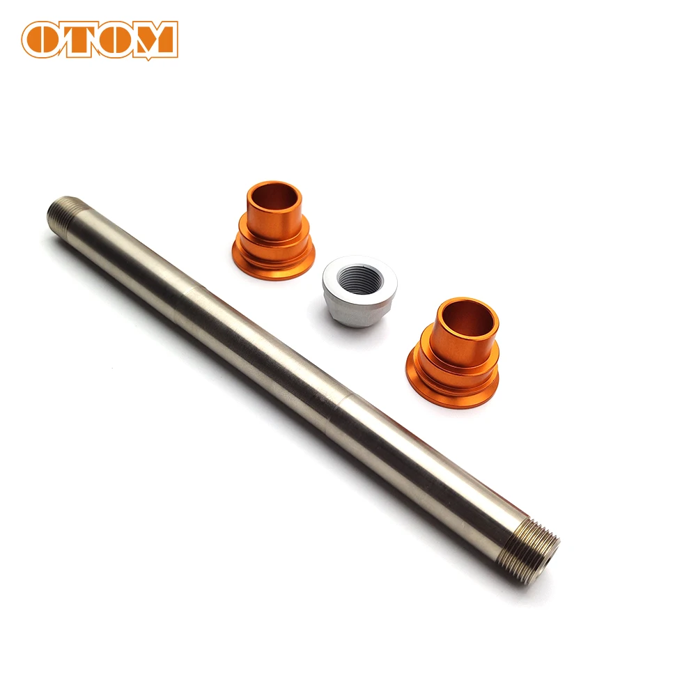 OTOM For KTM HUSQVARNA Motorcycle Front Rear Axle Kit Nut Bushing Liner Fork Wheel Shaft Sliders Cap Crash Protector Swingarm