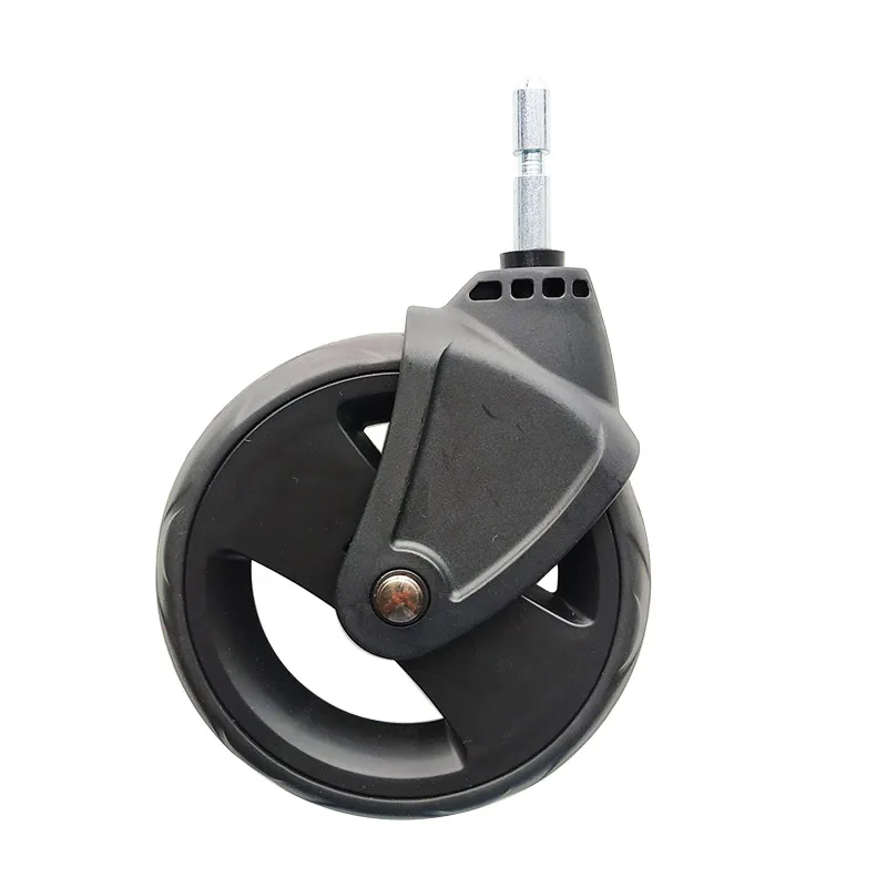 גלגל עגלה עבור 4 ב-1 קרסאט תואם דומה לכיסא דחיפה עם ציר נושא גלגל קדמי או אחורי אביזרי בבה