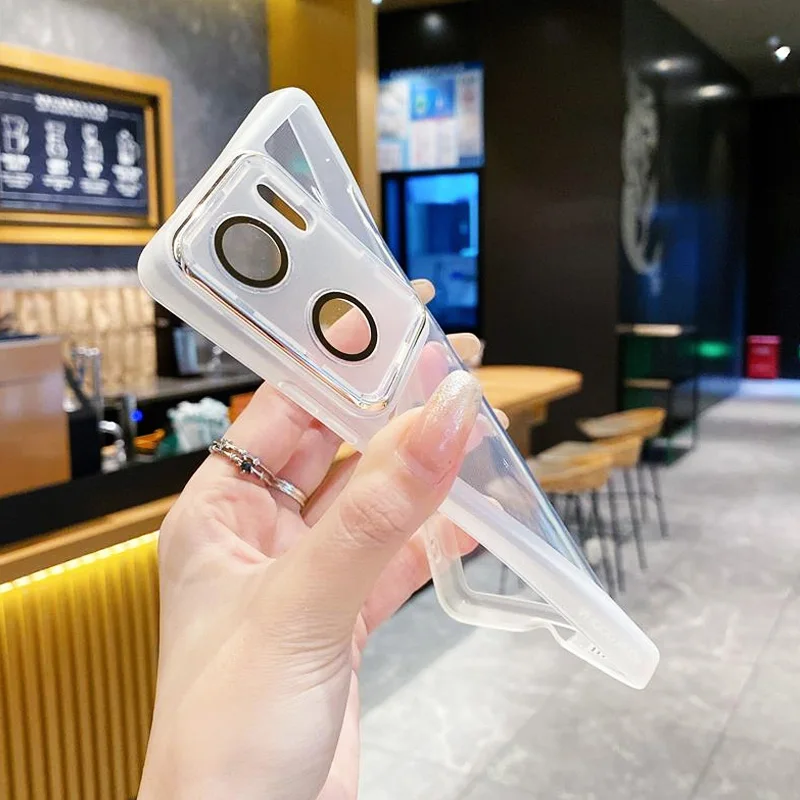 Transparent Silicone Case with Lens Protection
