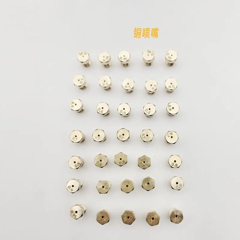5PCS Brass Burner Gas Hob LPG- Conversion Kits Jets 50 65 70 87 95 Brass Nozzle For Gas Stove Brass Nozzle Propane Injector