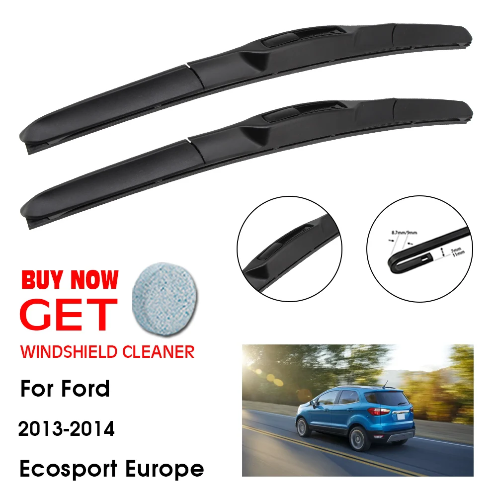 

Автомобильная щетка стеклоочистителя для Ford Ecosport Europe, 22 дюйма + 16 дюймов 2013-2014, лобовое стекло, щетки стеклоочистителя, аксессуары