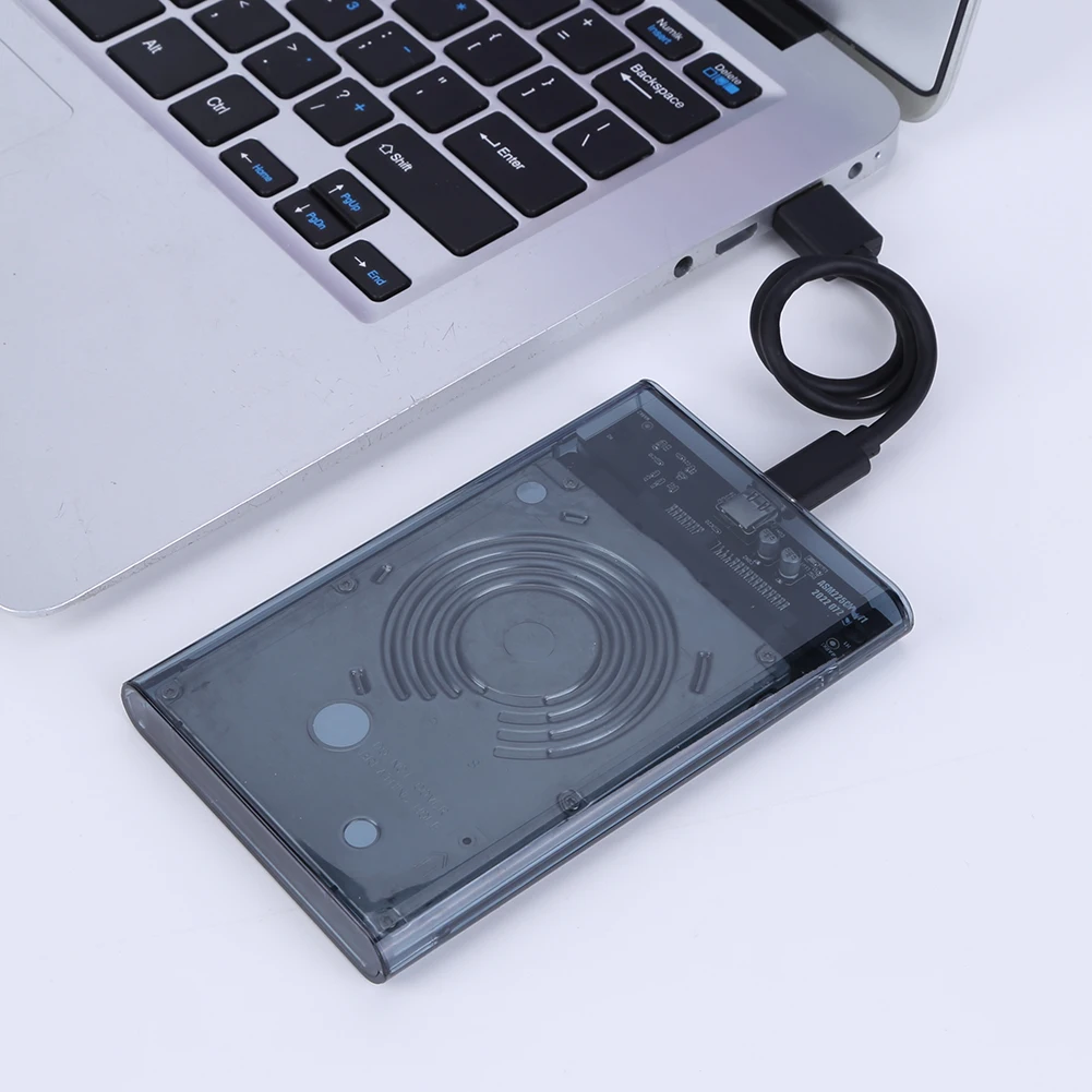 ϵ ̺ Ŭ, Ʈ ǻͿ  ÷  ÷, SATA to USB3.1, 8TB HDD SSD ̽, USB3.0 to C Ÿ, 2.5 ġ