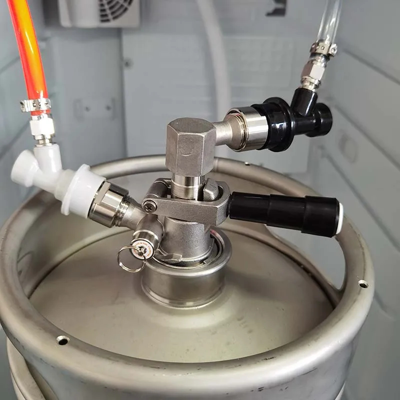 Kit Raccords En Acier Inoxydable Pour Fût De Bière - Filetage G5/8 Vers Barbelure 5/16", Pour Brassage Maison