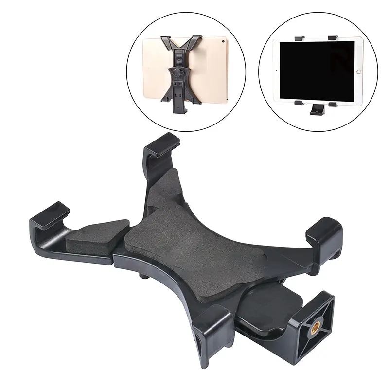 

Adjustable Tablet PC Stand Tripod Fixed Support Mount Adapter ABS Plastic Black Clamp Holder For IPad1/2 Galaxy P1000 MP5 PSP