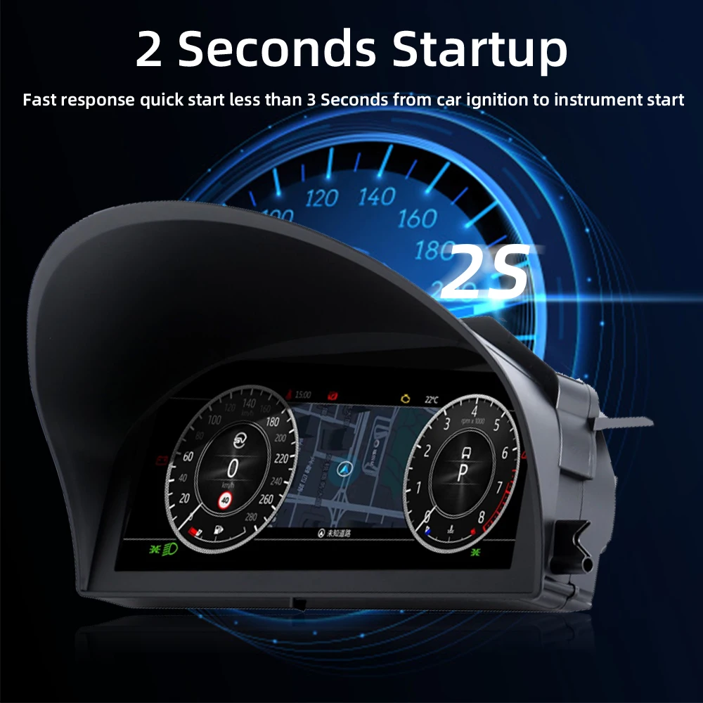 Digital Cluster Dashboard For Land Rover Range Rove V8 2002-2012 Speedometer Wi
