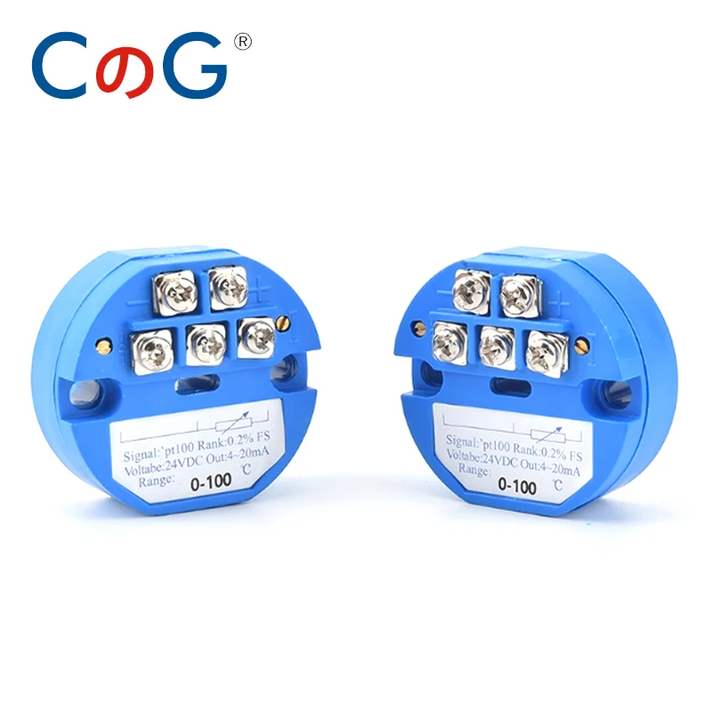 Advanced Temperature Transmitter Module with 4-20mA Output and DC24V Input