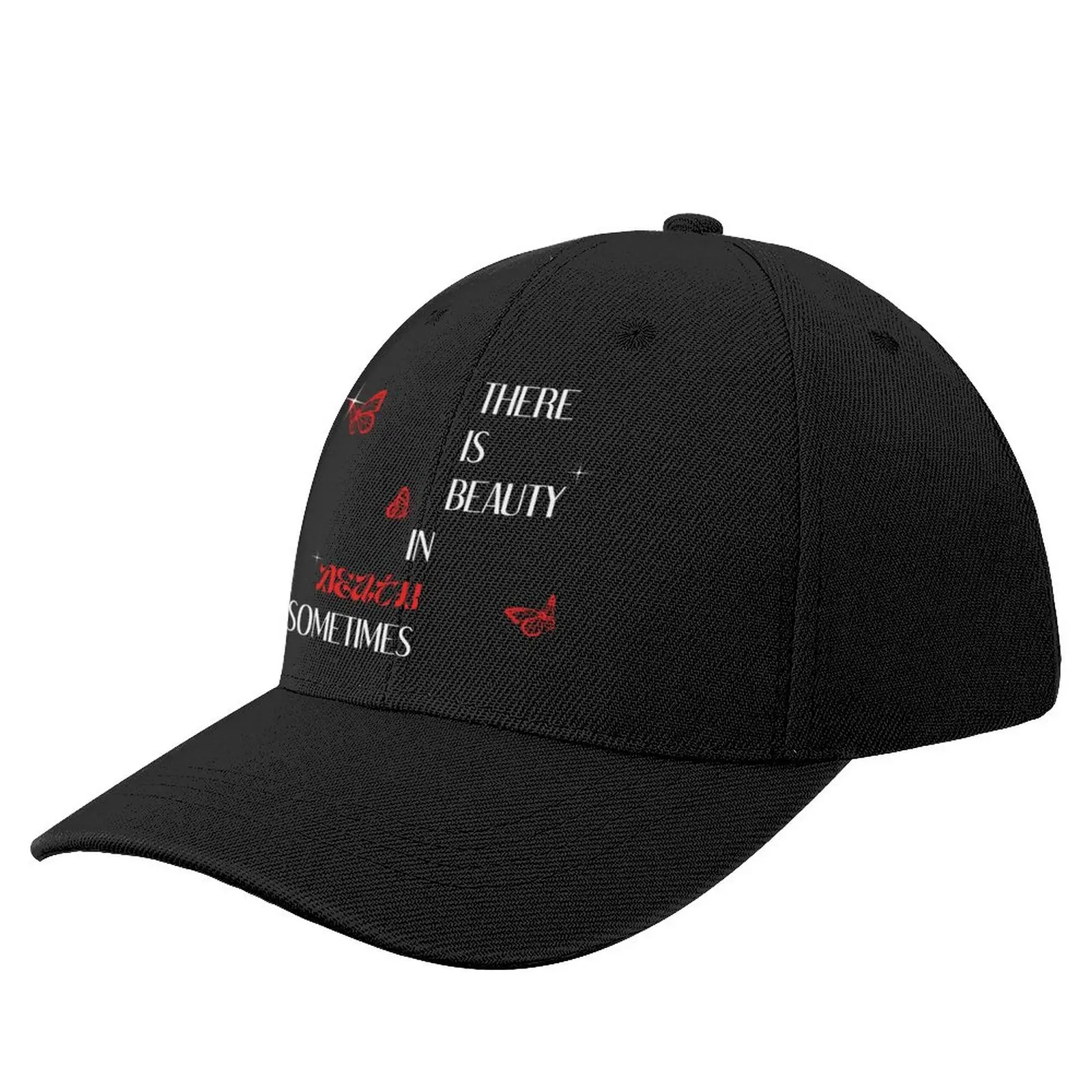 

Chase Atlantic BEAUTY IN DEATH Lyrics Baseball Cap summer hats Cosplay Hat Beach Luxury Woman Hat Men's