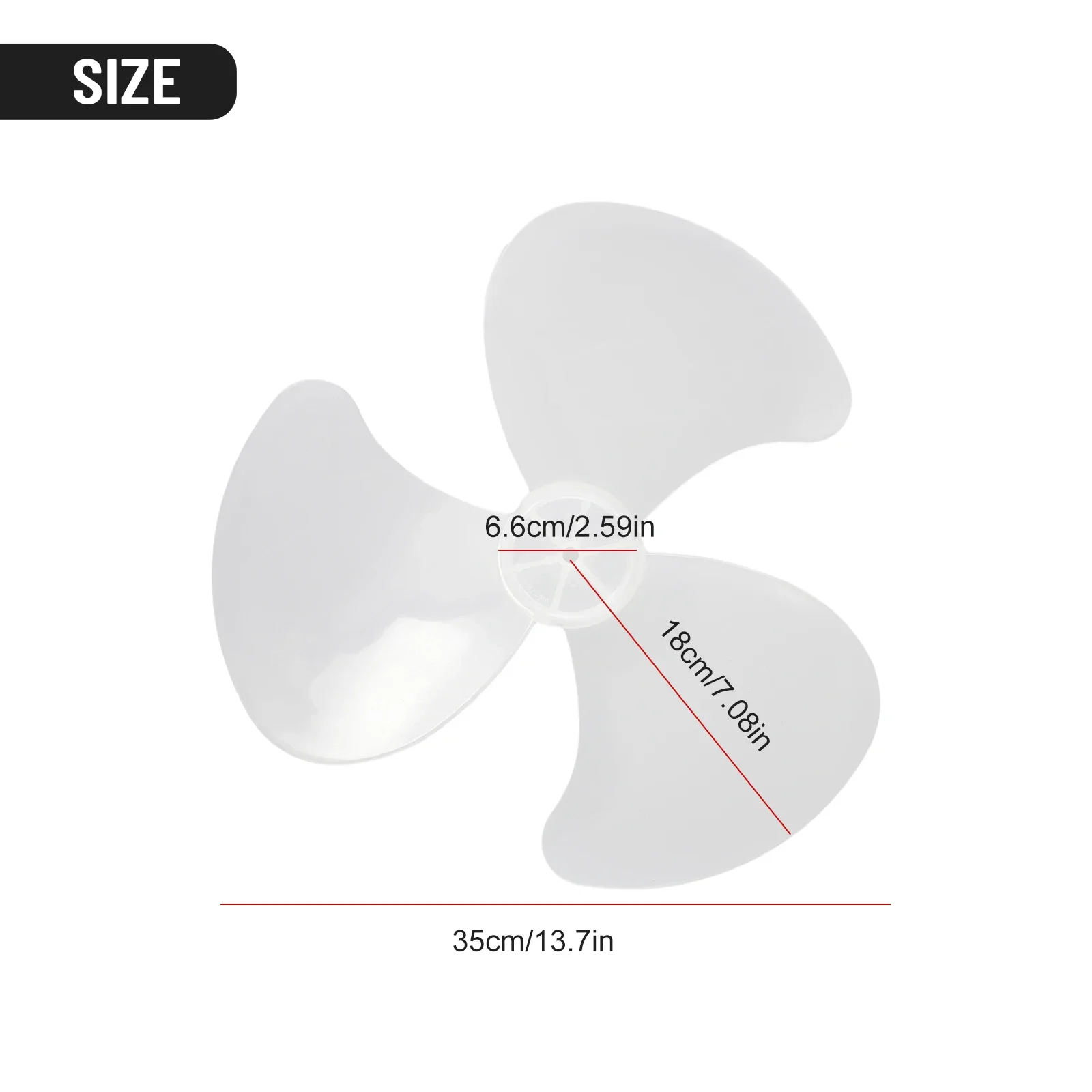 Plastic Fan Fan Blade General Accessories Household With Nut Cover Plastic Fan Blade Fan Accessories Household