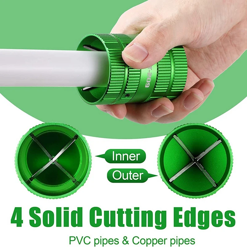 1 PCS Pipe Reamer Tool Deburring Tool For Copper PVC Pipe Cleaner, Tubing And Pipe Reamer 3