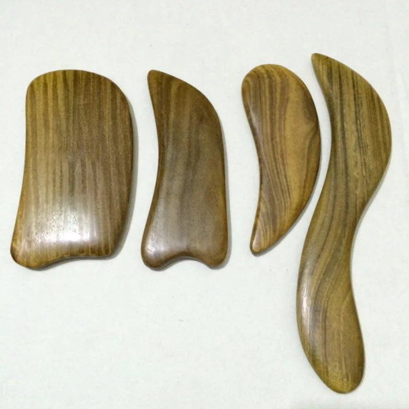 

1PC Sandalwood Gua Sha Board Massage Scraper Guasha Plates Slimming Guasha Body Care Massage Tool