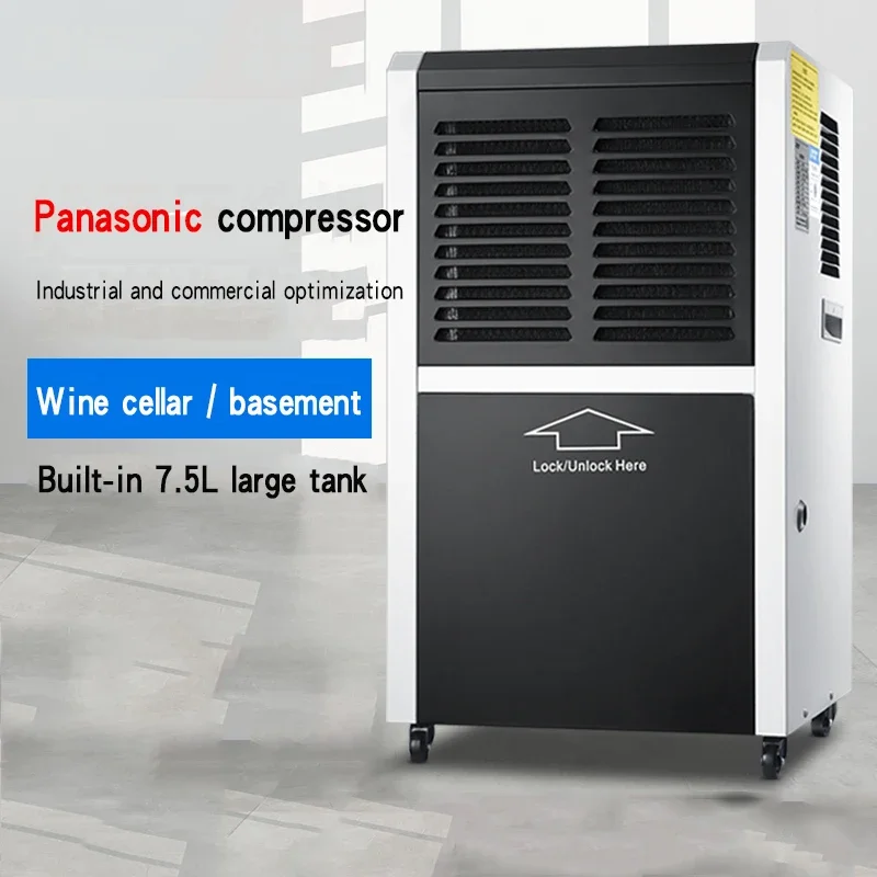 60L/D Deumidificatore D'Aria Villa Seminterrato Officina Deumidificatore Domestico Compressore Panasonic Purificatore D'Aria Domestico Dr-600L