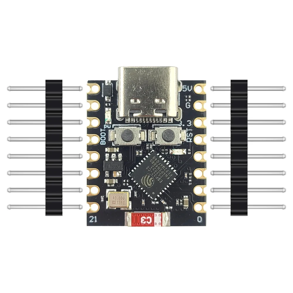Waveshare 2,4 GHz ESP32-C3 Mini placa de desarrollo, procesador de un