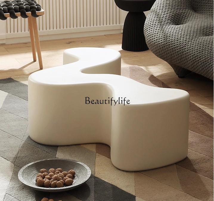 

Mid-Ancient Quiet Style Special-Shaped Fashion B & B Small Hill Tea Table