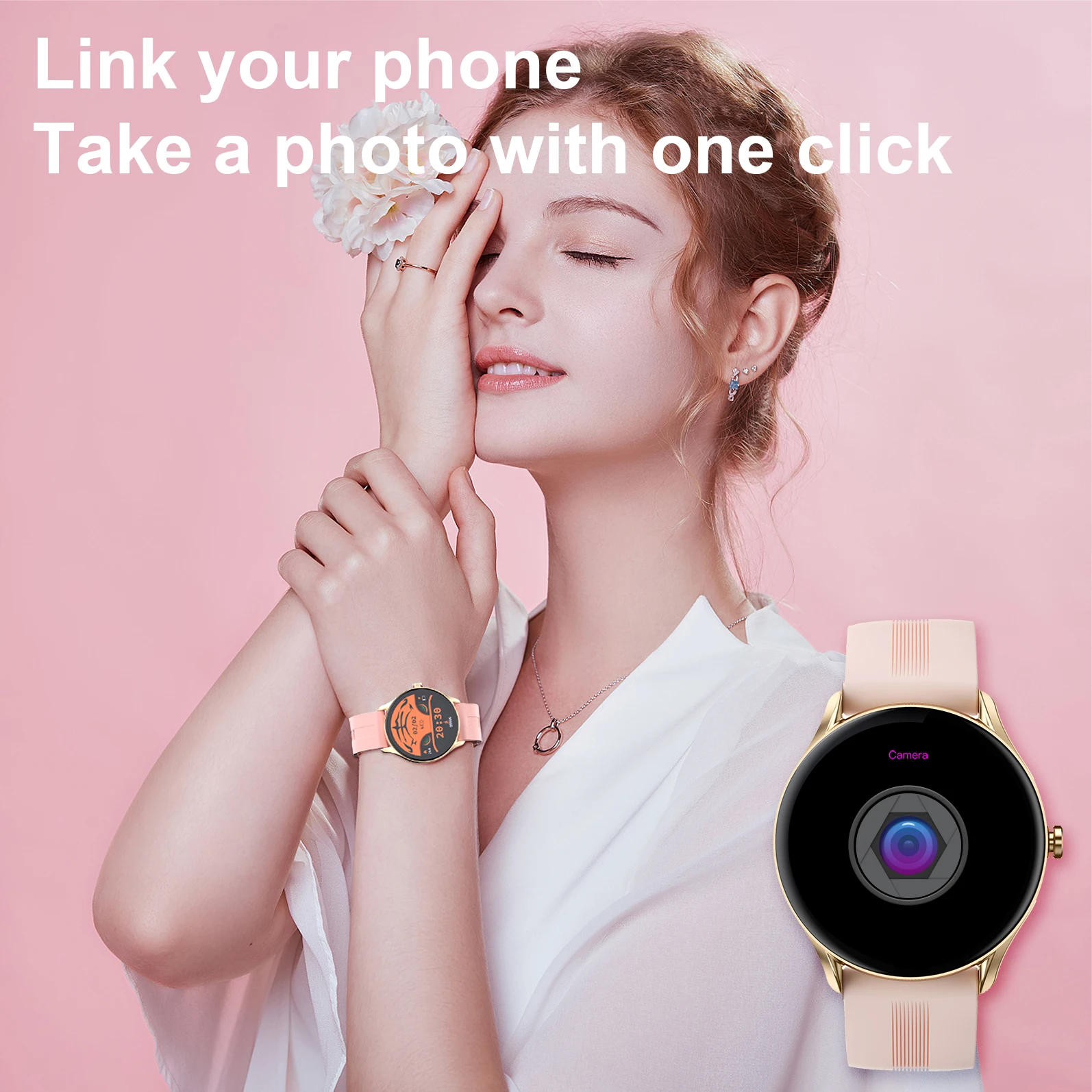 2022 L1 Smart Watch Men Bluetooth Call Full Touch Screen 1.32 Inch HD Sport Lady Fitness Bracelet Custom Watch  Sleep Heart Rate