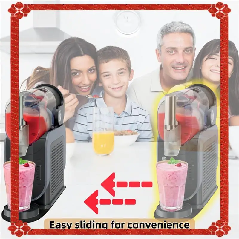 Slushie Maker Accessories 2Pcs Sliding Pad For Ninja Slushie FS301 Maker Frozen Drink Machine Quickly Slide