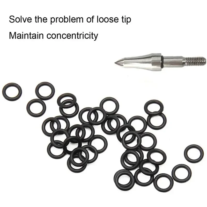 Premium Stainless Steel Archery Target Arrowheads - 12pcs with O-Ring