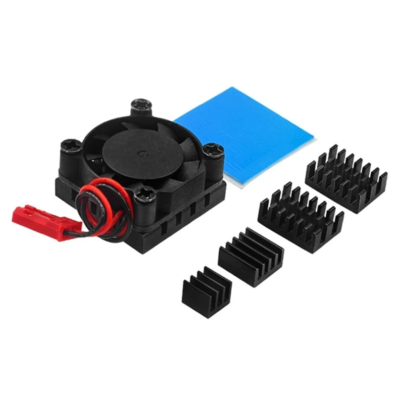 For Orange Pi 5 Plus Cooling Fan Active Heat Dissipation With Thermal Pads For OPI 5 Plus Board Accessories