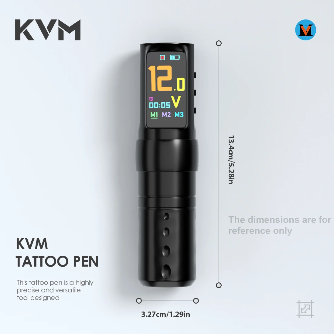Wireless Tattoo Pen Tattoo Machine Three Modes Rotary Cam System IPS Screen Timer Function Suitable Adjustable Handle Pen