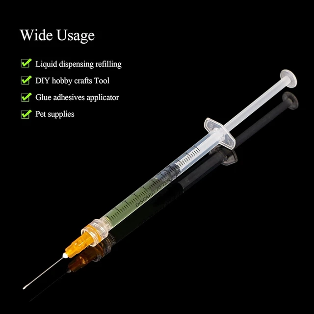 1ml Syringe with Needle-25G 1 Inch Needle, Individual Package-Pack