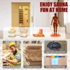 Indoor 1 Person Hemlock Wood Dry Sauna Digital Controler Bluetooth Player 5 Heating Panels Home Far Infrared Sauna Rooms 6
