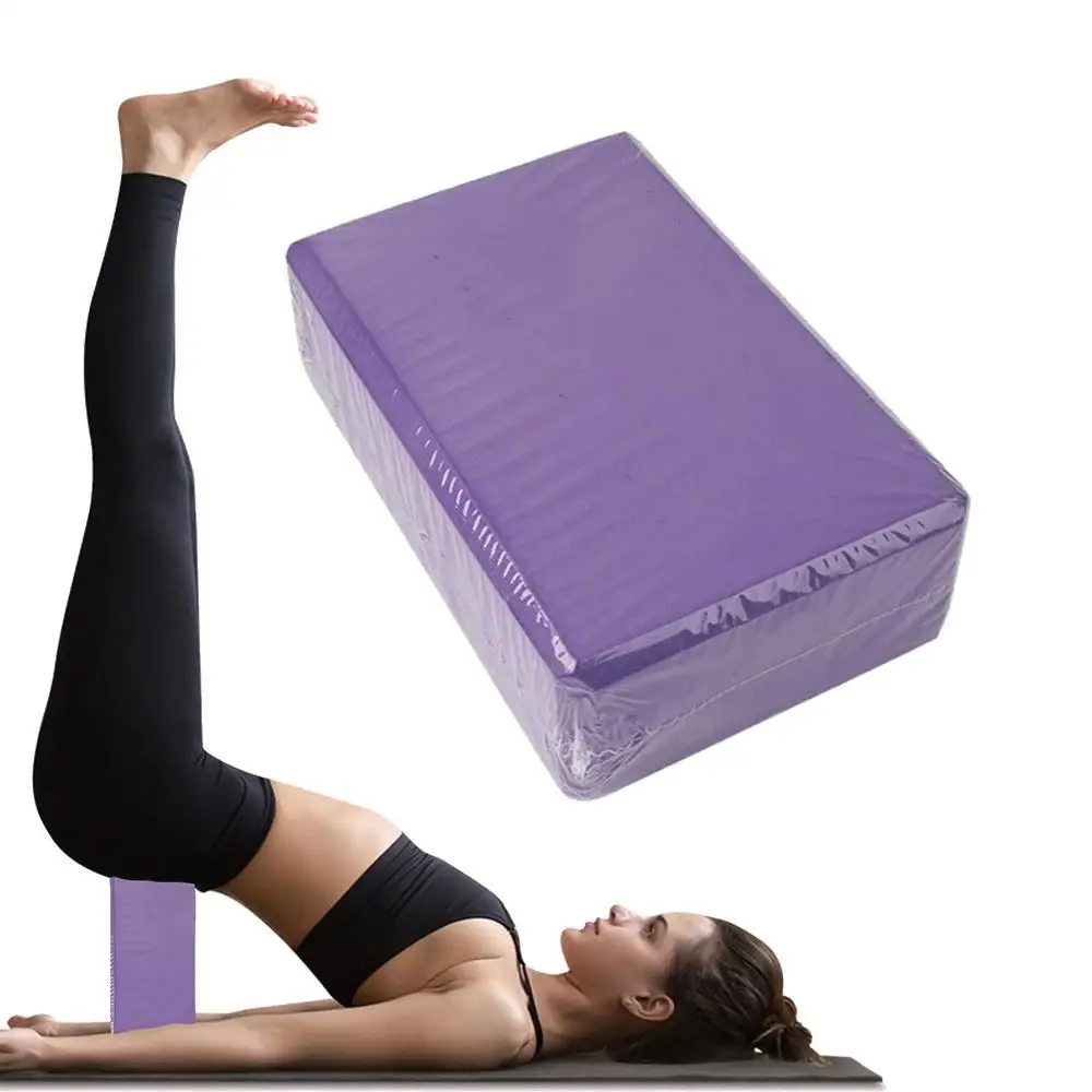 Description Picture 3 of itemYoga Blocks Soft Supportive Yoga Bricks with Non-Slip Pilates Workout Stretching Meditation Stability High-Density Brick Fitness