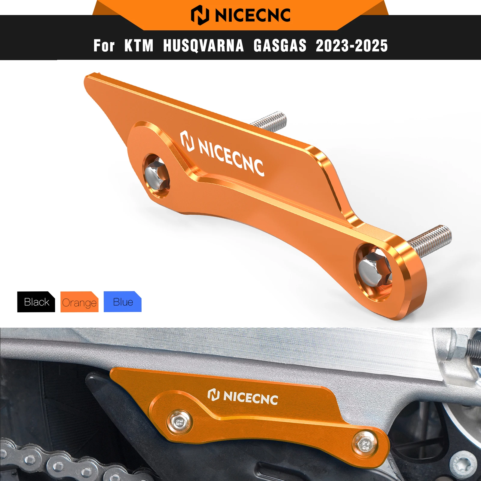 NICECNC Für KTM EXC 300 2024 Schwinge Schutzfolie Für KTM EXC-F 350 SX 125 SXF 450 Husqvarna TE300 FE450 GasGas EC300 EC250