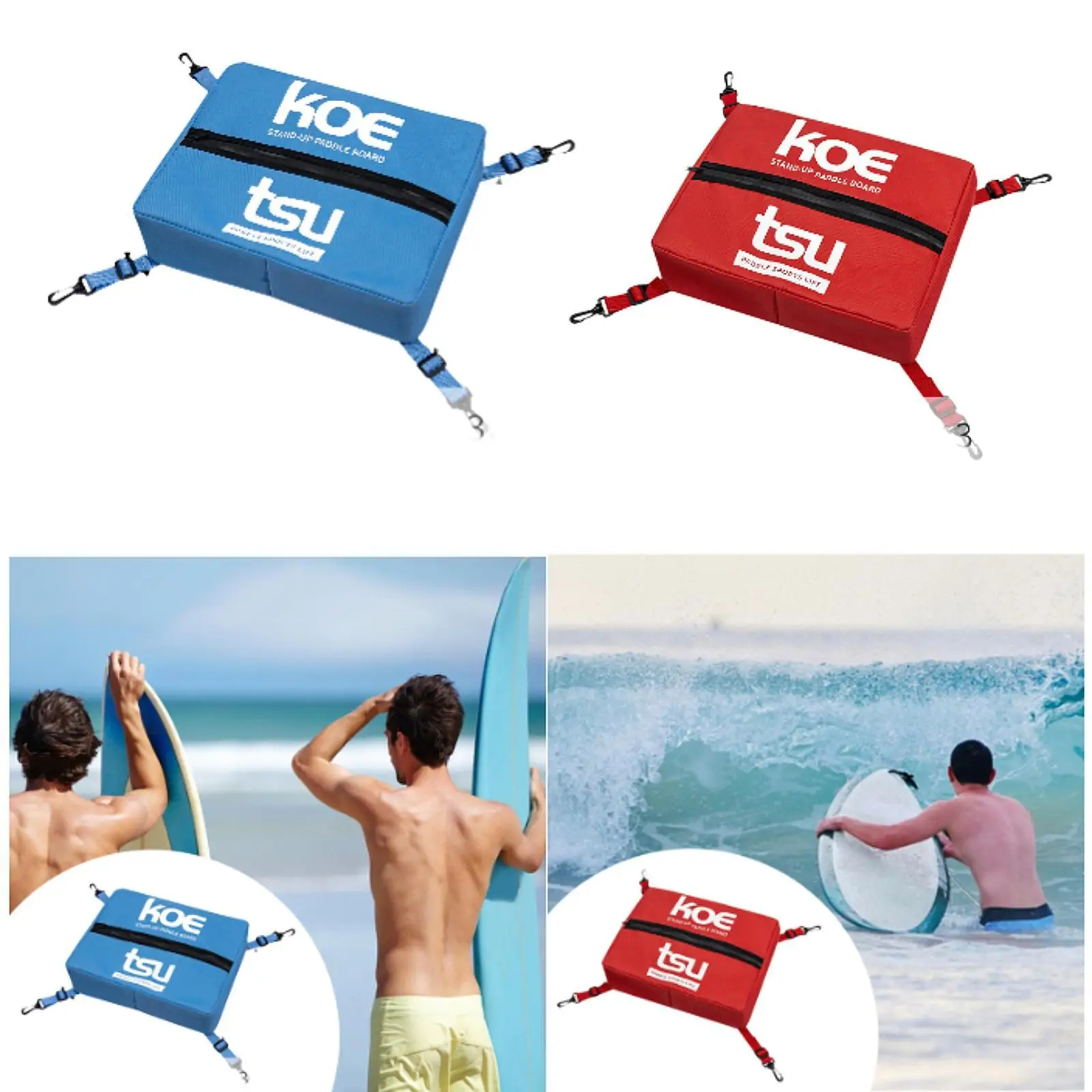 Paddle Board Cooler Bag Portable Large Capacity Pocket Paddleboard Storage Bag for Fishing Kayaking Water Sports Outdoor Sports