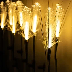 Solar LED Garden Reed Lamp - Outdoor Waterproof Decorative Pathway Lighting (Warm light)