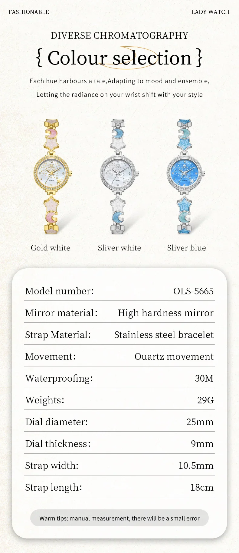 Reloj mujer pulsera acero inoxidable impermeable cuarzo lujo_voghion.com