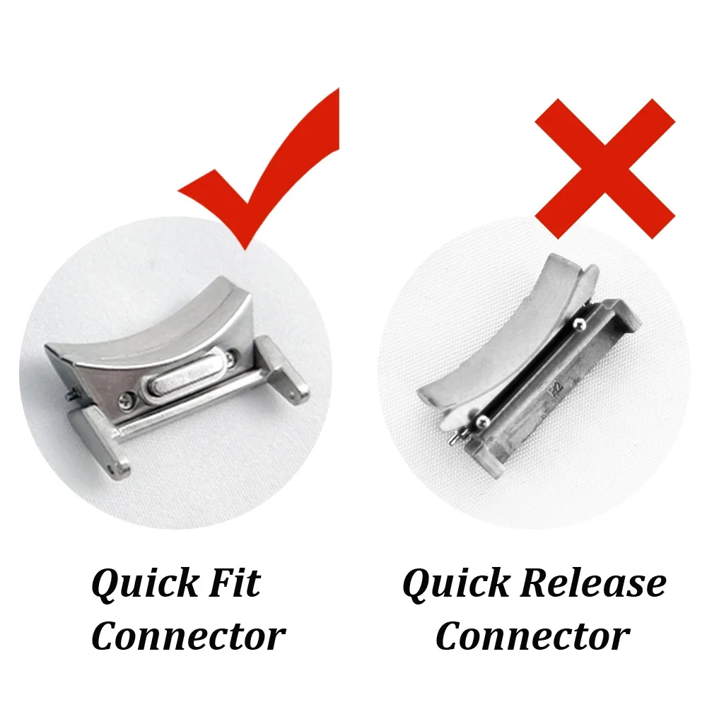 Luxury Quick Fit Stainless Steel Watch Strap - No Gap Design