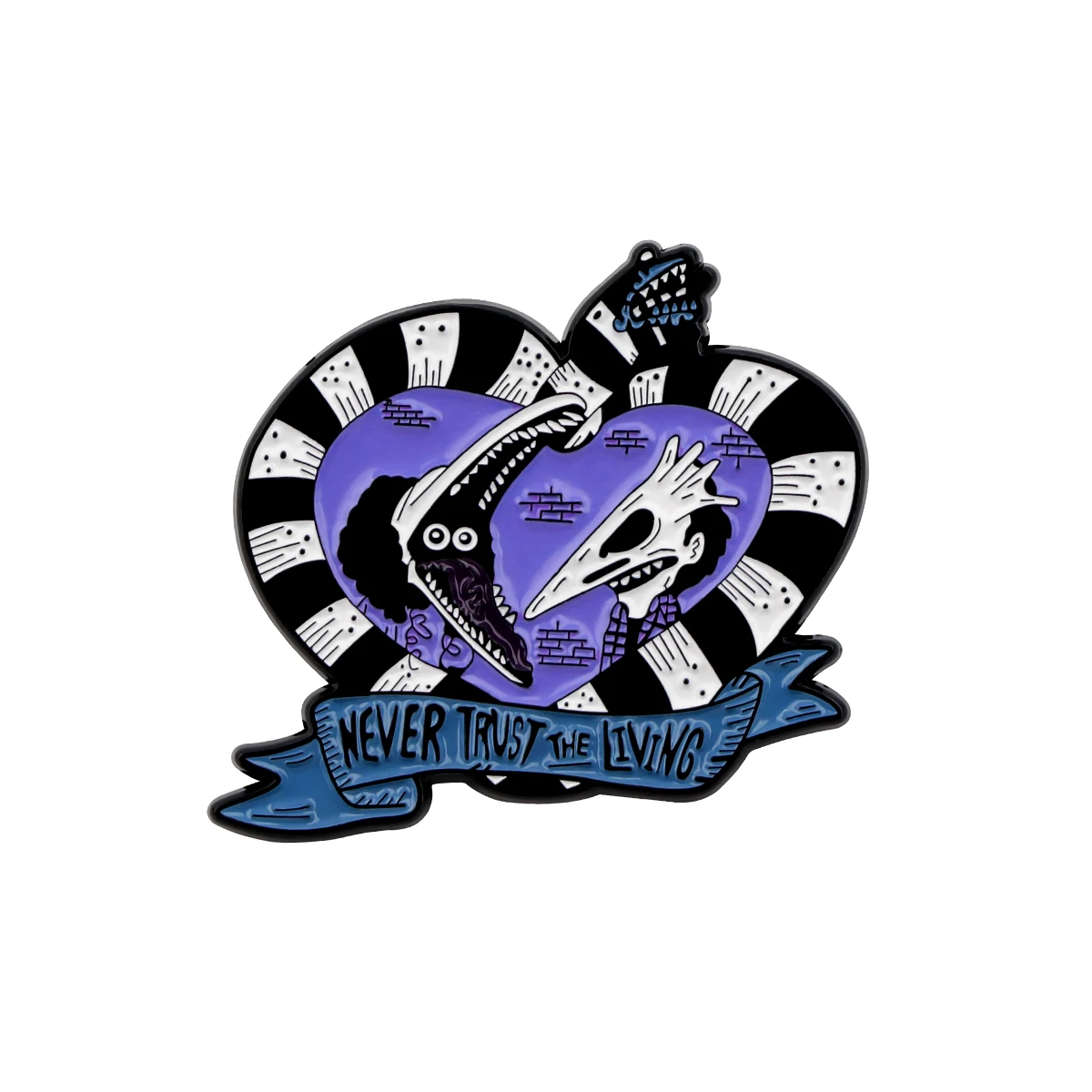 Spooky Fun Enamel Pins - Quirky Brooches for Clothing and Accessories