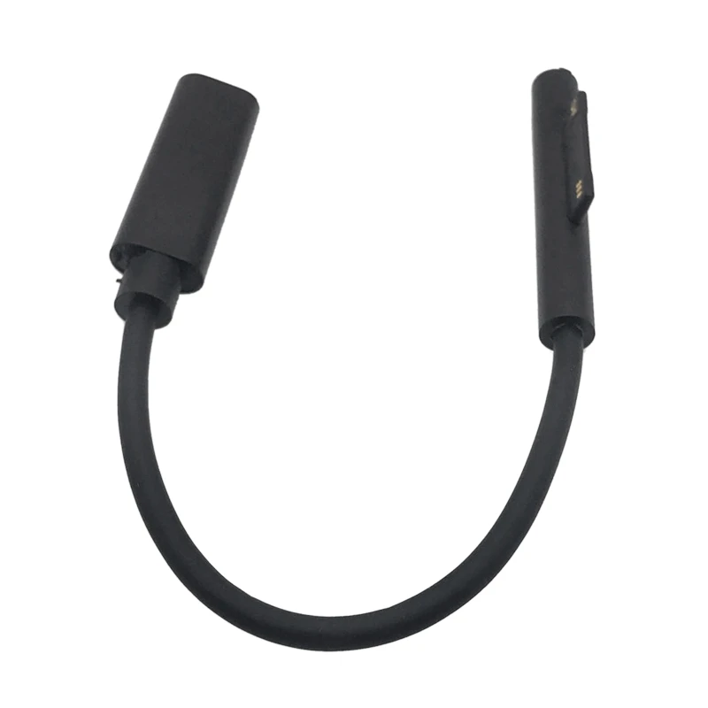 Kabel pengisi daya USB 3.1 Tipe C PD 15V, adaptor pengisi daya untuk Micro Surface Pro 7/6/5/4/3/GO/BOOK Laptop 5,9 inci