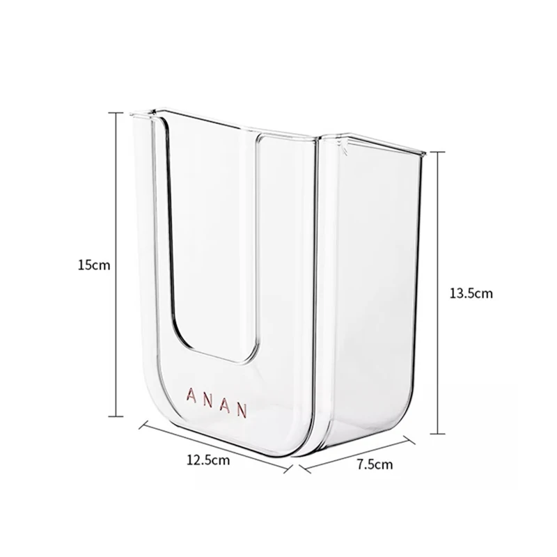 An der Wand montierte Taschentuch-Organizer-Box, nicht perforierte Aufbewahrungsbox für Feuchttücher mit großer Öffnung und starker Tragfähigkeit – Detail 1