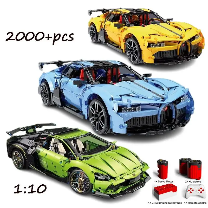 

MOC Blue Sport Super Racing Technical Car Building Block City Speed Expert Racer Vehicle Sets Bricks Birthday Toys Kids Gifts