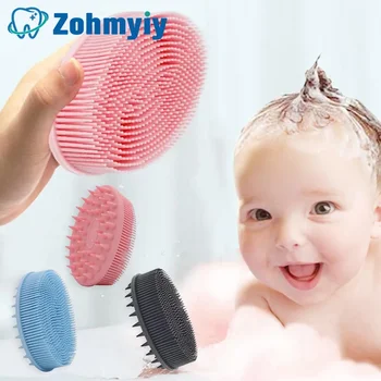 Morbido Silicone Corpo Scrubber Esfoliante Baby Shower Spazzola per massaggio SPA delicata Detergente Spazzola per il lavaggio del corpo Schiena Scrubber Strumento da bagno
