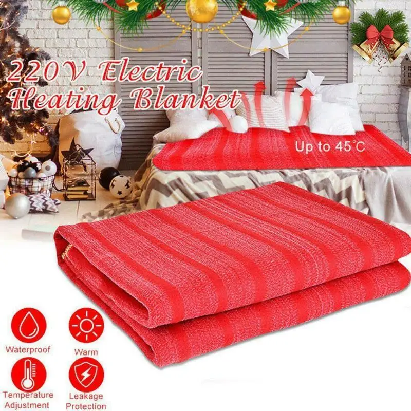 220v Electric Blanket Warmer Bed Heater Rapid Heating 3 Modes Control