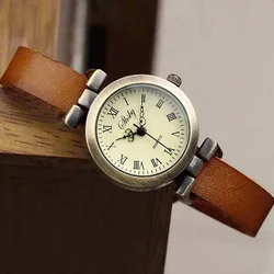 Shsby Elegant Vintage Leather Women's Dress Watch - New Fashion Hot - Seller (2 khaki)