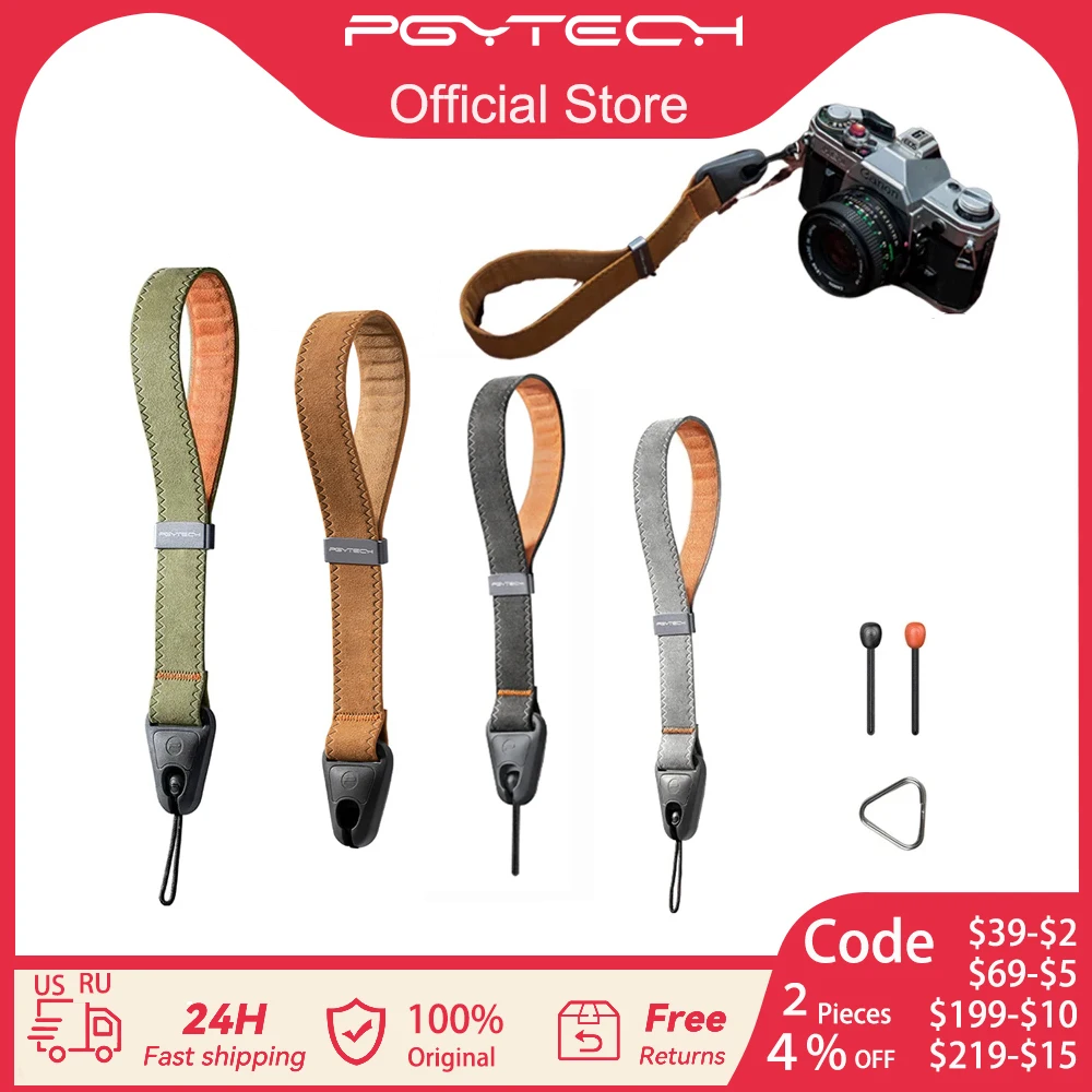 Ремешок на запястье PGYTECH, универсальный ремешок на руку для камеры DSLR SLR, беззеркальный, быстросъемный ремень безопасности для фотографов Ремешок на запястье PGYTECH, универсальный ремешок на руку для камеры DSLR SLR, беззеркальный, быстросъемный ремень безопасности для фотографов