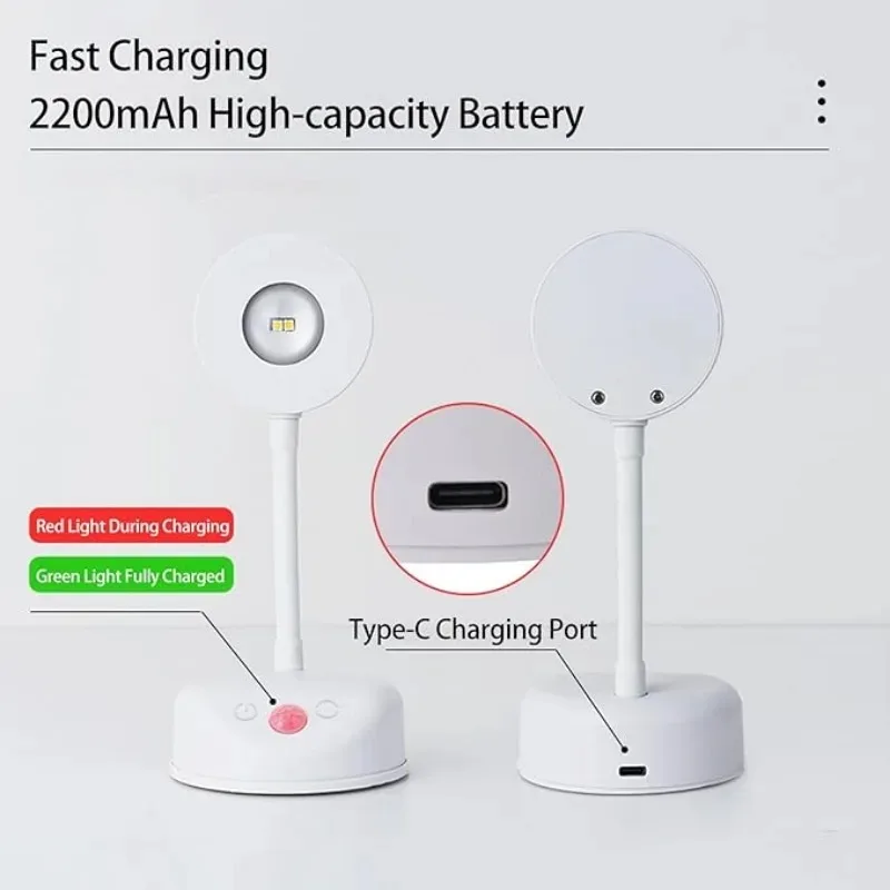 LED 모션 센서 야간 조명, 무선 TYPE-C USB, 주방 침실 벽화 거실 센서 벽 램프, 실내 조명