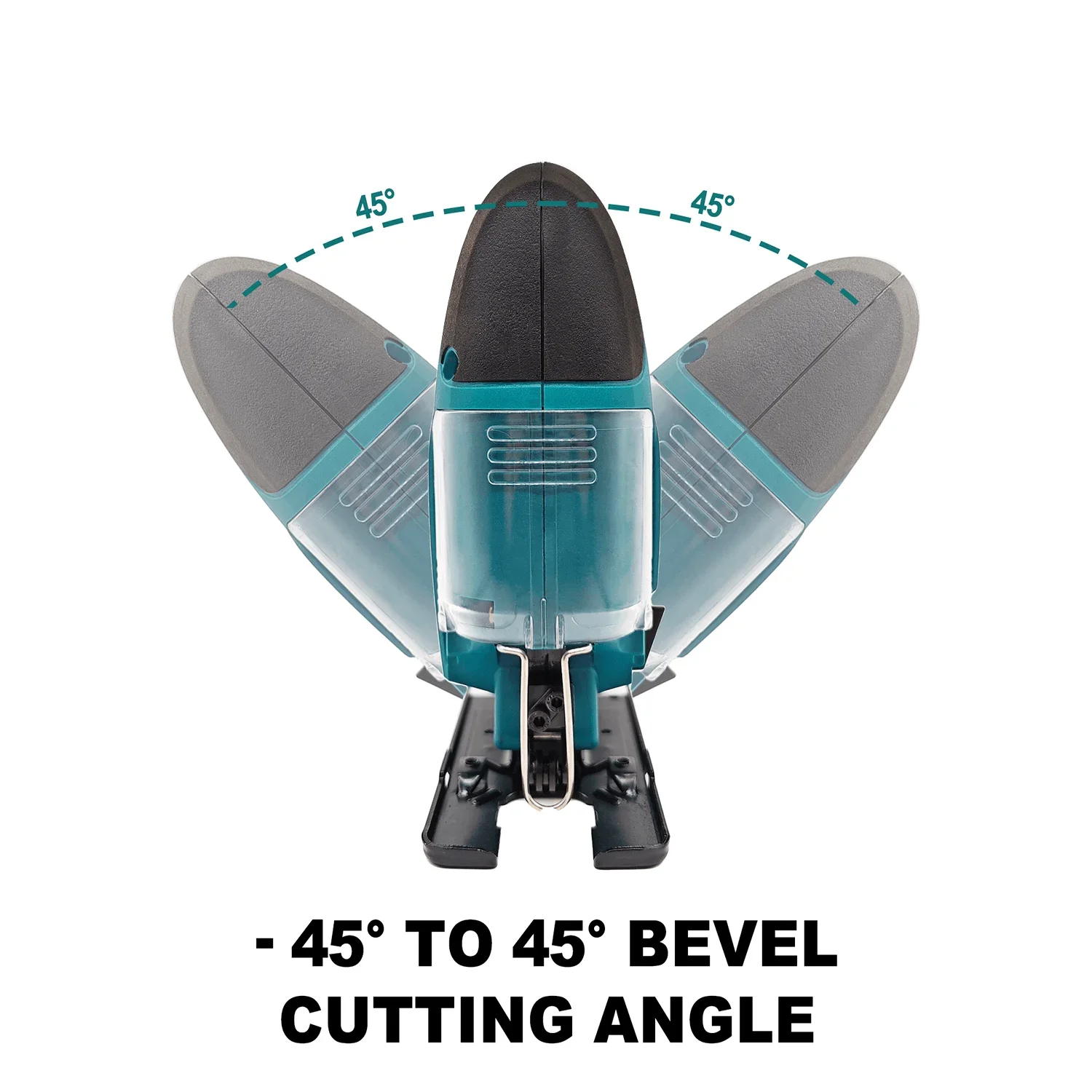 65mm Cordless Electric Jig Saw Portable Multi-Function With 4 Modes Woodworking Power Tools For Makita 18V Battery(No Battery) 2