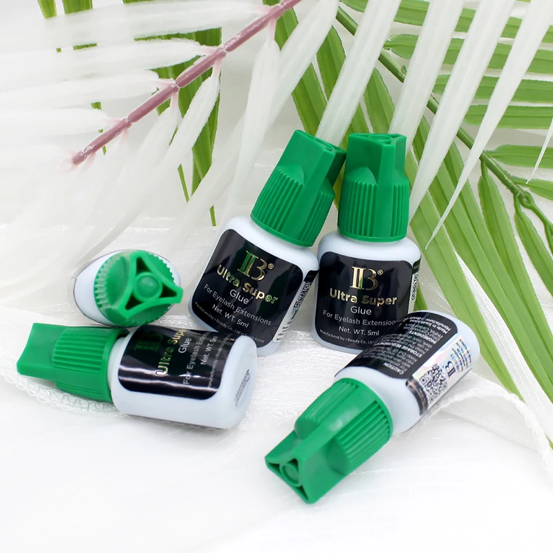 IBeauty Ultra Super Eyelash Extension Glue Supplies Green Cap Waterproof Adhesive Makeup Tools Strongest Fastest Eyes Open Korea 6