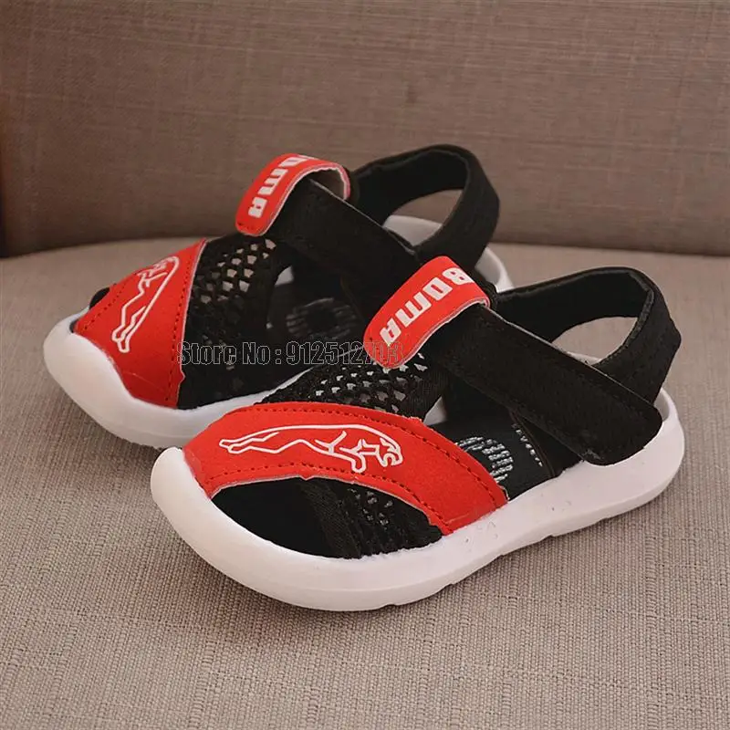 Summer Toddler Sandal Baby Girl Color Net Cloth Breathable Boy Sneaker Kid Infant Sport Shoes